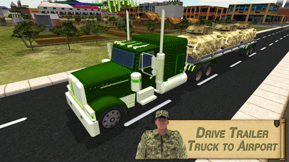 Army Tank Transport Airplane & Truck Drive Game screenshot 2