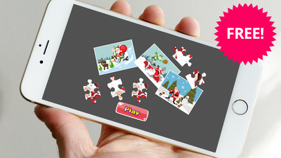 Christmas Jigsaw Puzzles Game Free Fun For Kids screenshot 2