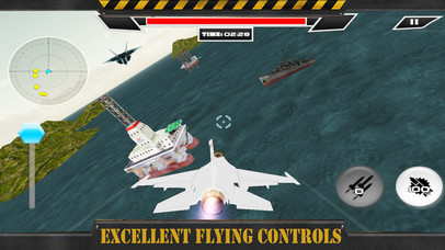 F16 vs F18 - Anti Aircraft Carrier Combat Flurry screenshot 4