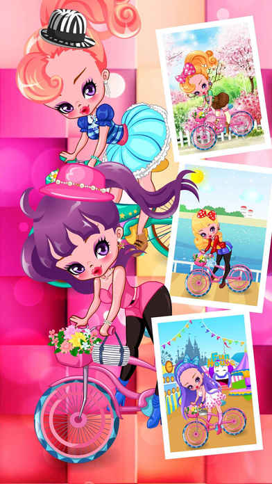 炫彩单车女孩-暖暖的换装物语公主游戏 screenshot 4