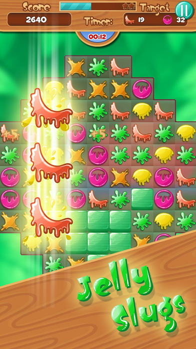 Jelly Slugs - Match 3 Puzzle screenshot 4