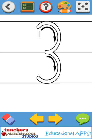 Cursive Practice Handwriting for Kids HWTC - Cursive Letter Tracing Game screenshot 4