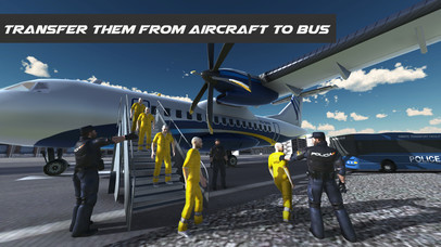 Police Prisoner Transport –Army Plane & Bus Driver screenshot 4