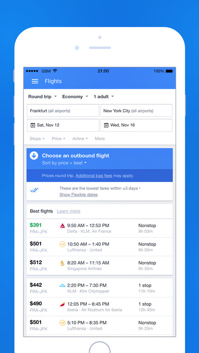 Flights Ticket ( Google Edition ) Online. Premium screenshot 2