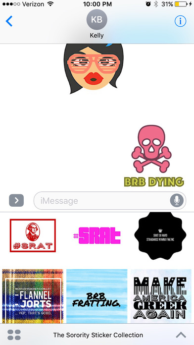 The Sorority Emoji and Sticker Collection screenshot 4