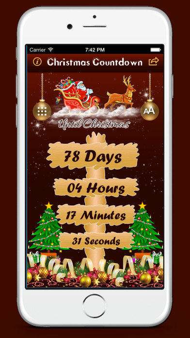 Christmas Countdown Timer 2017 screenshot 2