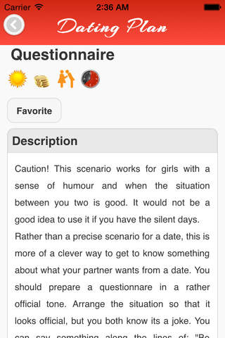 Dating Plan screenshot 3