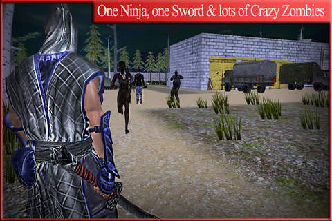 Ninja at Zombies town - THE LAST SURVIVOR OF THE UNDEAD CITY screenshot 3