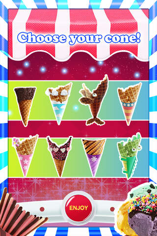 An ICE CREAM shop game FREE.Taste the flavours! screenshot 3