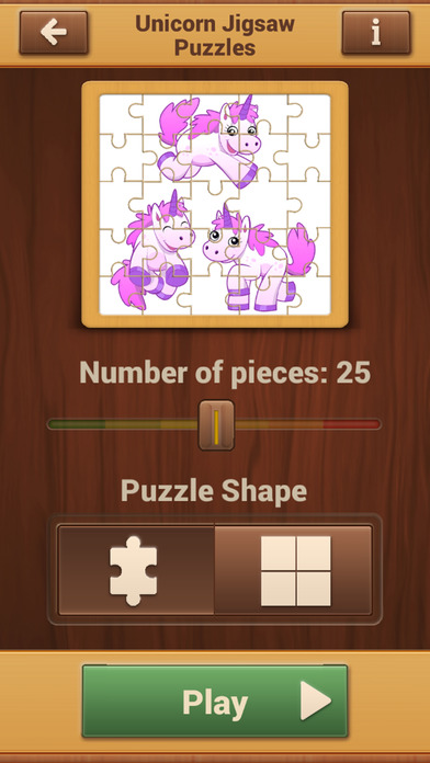 Unicorn Jigsaw Puzzles - Magic Puzzle Games Free screenshot 2
