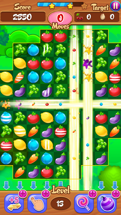 Farm King - Vegetable Match 3 Game screenshot 2