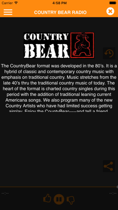 Country Bear Radio screenshot 3