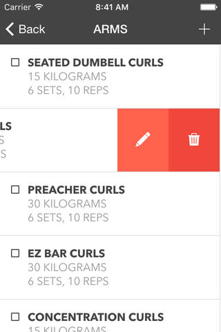 Do You Even List - A Workout Tracking Utility screenshot 2
