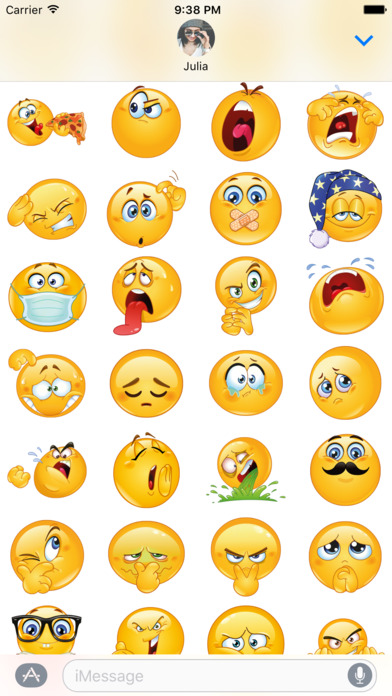 Funny Emojis Ultrapack for iMessage screenshot 2