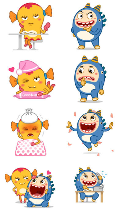 Animated Monsters Stickers! screenshot 2