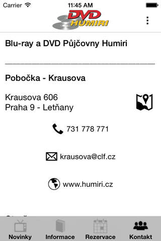 Blu-ray a DVD Půjčovny Humiri screenshot 4