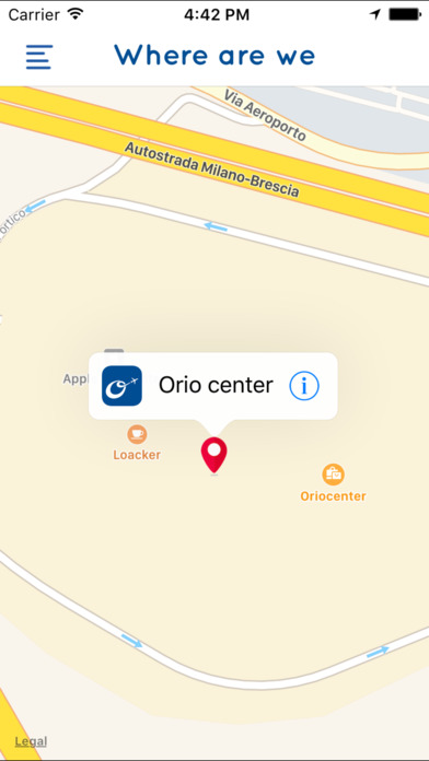 Oriocenter screenshot 3