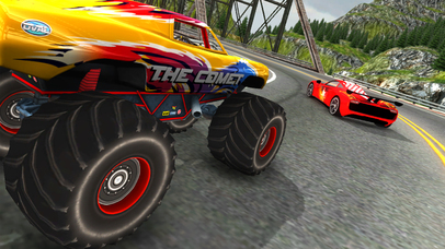 Crazy Car vs Monster Truck Racer 3D screenshot 4