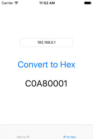 Hex to IP Converter screenshot 3