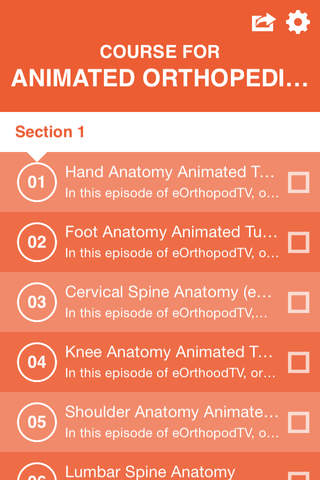 Course for Animated Orthopedic Anatomy Tutorials screenshot 4