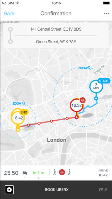 Shortcut for Uber, Tube & Rail screenshot 3