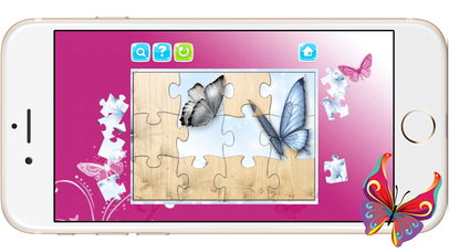 Butterfly Jigsaw Puzzles Games for Preschool Kids screenshot 3