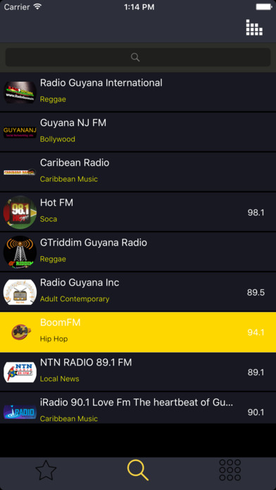 Guyana Radio - Music Player screenshot 2