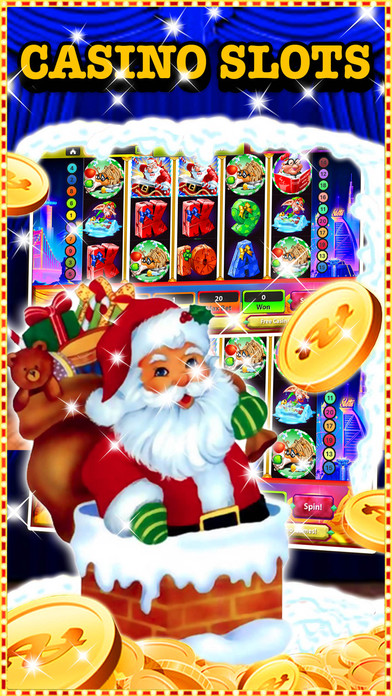 Awesome Santa Claus Slot Machine: HD 777 Christmas screenshot 3