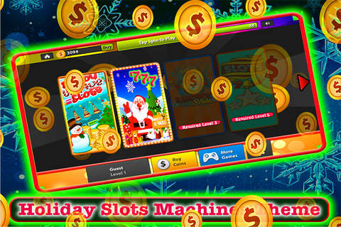 Absolute Merry Christmas Slots: Free Funny Casino Sloto! screenshot 2