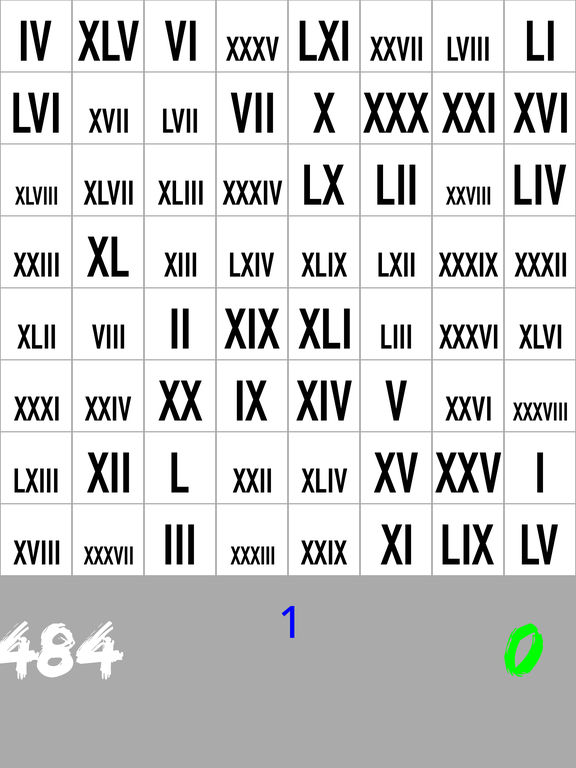 App Shopper: Count To 64 - Roman Numerals (Games)