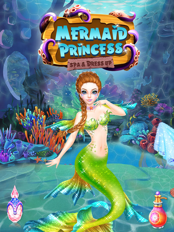 Mermaid Princess Spa & Dressup на iPad