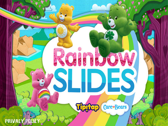 Rainbow Slides: Care Bears!screeshot 1