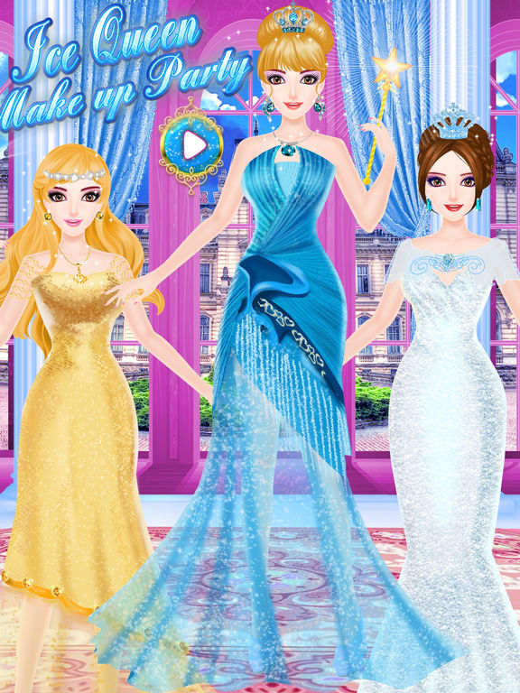 Ледяная королева Макияж партии салон на iPad