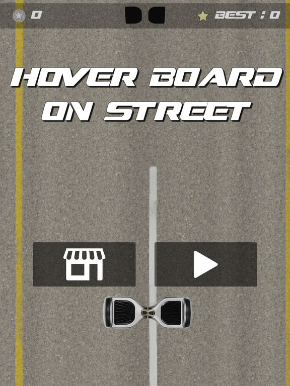Игра Hoverboard on Street with 2 finger multitouch