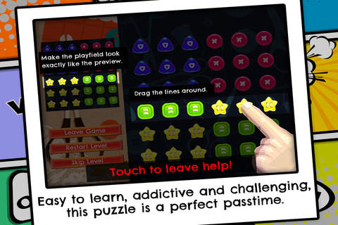 Button Swipe Brain Teaser - PRO - Swipe To Match Sewing Pattern Puzzle screenshot 3