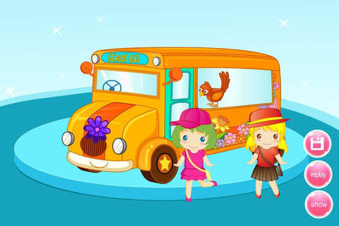 School Bus Decoration – Girls Like Salon Game screenshot 3