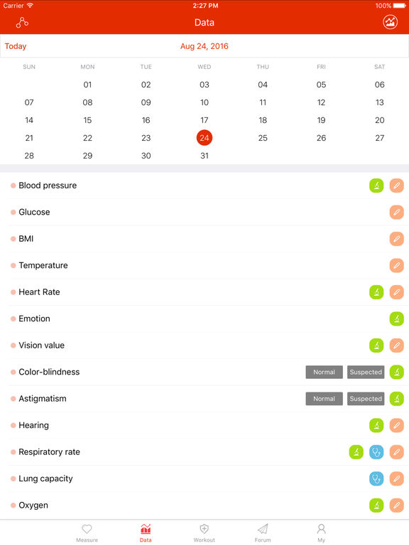 iCare Health Monitor Pro measuring blood pressure AppRecs