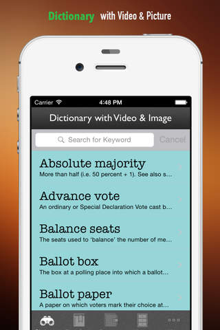 US Vote 101: Smart Voter Reference with Glossary and Video Guide screenshot 3