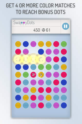 SwappyDots - Unique Match 3 Puzzle Game screenshot 3