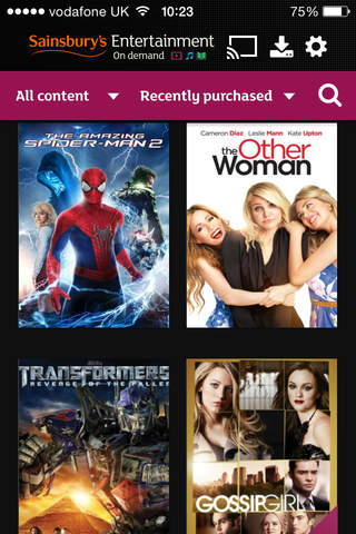 Sainsbury's Entertainment Movies & TV screenshot 2