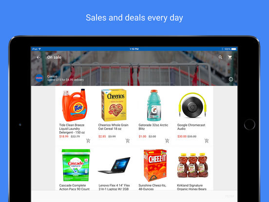Google Shopping Express screenshot