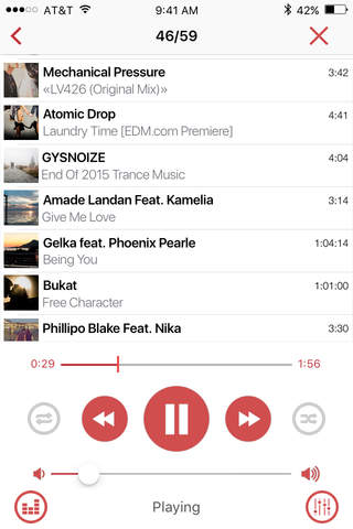 Free Music Player -- Playlist Manager screenshot 4