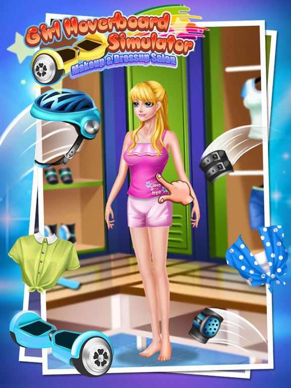 Girl Hoverboard Simulator - Makeup & Dressup Salon Game FOR FREEscreeshot 2