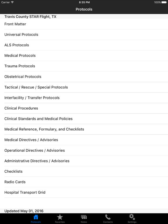 Paramedic Protocol Provider screenshot