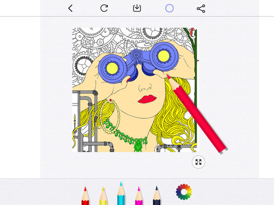 Secret Coloring Book - Free Anxiety Stress Relief & Color Therapy Pages for Adultscreeshot 1