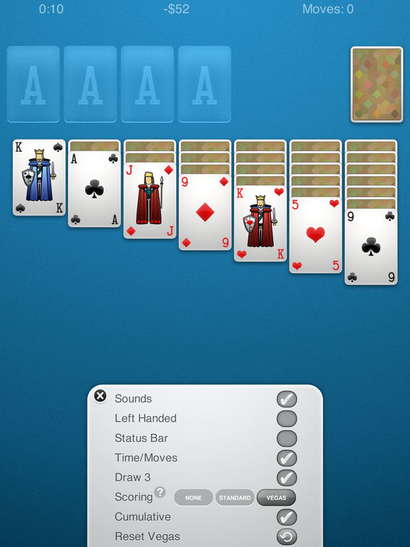 Screenshots of ⋆Solitaire for iPad