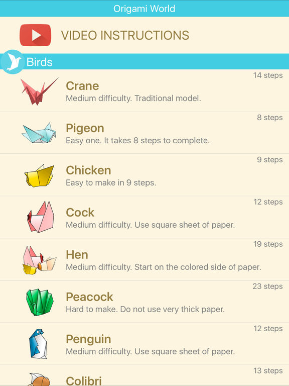 ORIGAMI 3D explore new magic paper creations screenshot