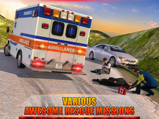 Скачать игру Ambulance Rescue Driving 2016