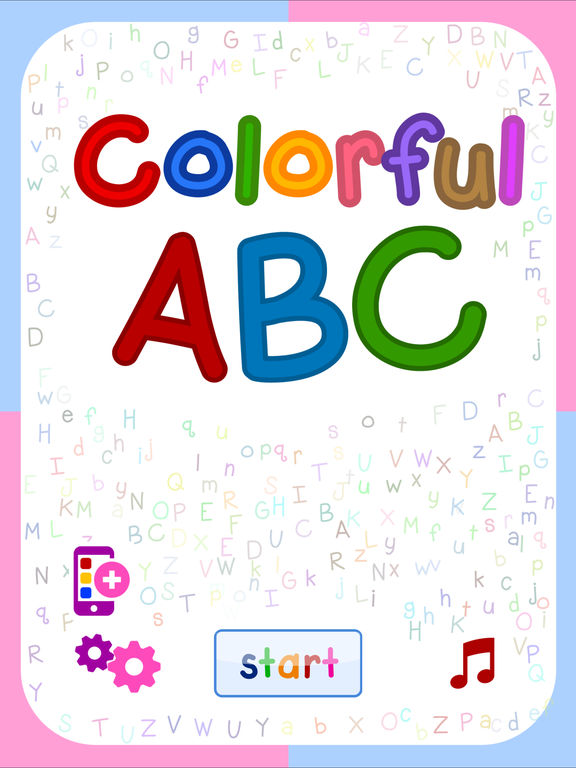 Colorful ABC (Nursery English Alphabets Flashcards for Kids | Montessori Education)