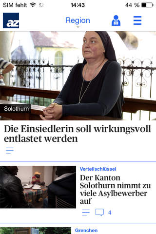 Grenchner Tagblatt News screenshot 2